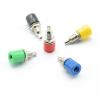 10 Pcs 4mm Female Banana Socket Connector Binding Post Amplifier Terminal Red Green Yellow Black Blue Panel Opening 6mm(Mixed Color) view 2