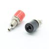 10 Pcs 4mm Female Banana Socket Connector Binding Post Amplifier Terminal Red Green Yellow Black Blue Panel Opening 6mm(Mixed Color) view 3