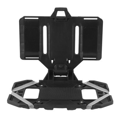 Alomejor Phone Chest Mount ABS Material Foldable Design Works with Chest Rig Pouch, Backpack for Screen Size 4.7in-6.7in Holder (Black)
