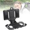 Alomejor Phone Chest Mount ABS Material Foldable Design Works with Chest Rig Pouch, Backpack for Screen Size 4.7in-6.7in Holder (Black) view 4
