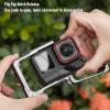 Aluminum Alloy Camera Cage, Flip Top Design Lightweight Cold Shoe Mount with Foam Padding, Easy Opening, Quick Release Full Camera Cage, Camera Protective Frame Housing for Pro 2 view 4