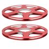 1/4 10 Inch Aluminum Alloy Empty Reel, 6 Hole Design for NAB Reel to Reel Tape Recorder, Replacement Part for Tape Deck Reels, Improves Sound Quality, Universal Applicability, view 2