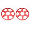 1/4 10 Inch Aluminum Alloy Empty Reel, 6 Hole Design for NAB Reel to Reel Tape Recorder, Replacement Part for Tape Deck Reels, Improves Sound Quality, Universal Applicability, view 4