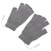 1 Pair USB Heated Gloves Fingerless Gloves Typing Gloves for Cold Hands Touch Rechargeable Warming Gloves for Women Heated Glove for Computer Heated Gloves for Men Grip Yarn Grey/10 view 1