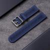 Lamshaw Compatible with BIGGERFIVE Smart Watch Band, Quick Release Silicone band with Metal Buckle Compatible for BIGGERFIVE BW01, BW02 Smart Watch (Blue) view 2