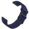 Lamshaw Compatible with BIGGERFIVE Smart Watch Band, Quick Release Silicone band with Metal Buckle Compatible for BIGGERFIVE BW01, BW02 Smart Watch (Blue) view 3