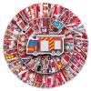 100 Packs Fire Truck Stickers Water Bottles Laptop Phone Computer Guitar Skateboard Hydroflasks Fire Fighting Engine Vinyl Sticker Waterproof Aesthetic Trendy Decals for Kids Teens Girls Adults view 1