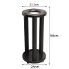 Universal Speaker Stands Bookshelf Speakers Holder, Heavy Duty Loudspeaker Racks Audio Stand with Vibration Absorption Pads, Studio Monitors Stand Hollowed Bases view 2