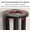 Universal Speaker Stands Bookshelf Speakers Holder, Heavy Duty Loudspeaker Racks Audio Stand with Vibration Absorption Pads, Studio Monitors Stand Hollowed Bases view 3