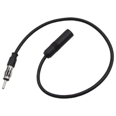 SHUKEFER Universal FM AM Car Radio Antenna Cable 47.5CM/18.7Inch DIN Plug Car Antenna Extension Cable for Auto Stereo Vehicle CD DVD AM FM Radio