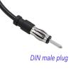 SHUKEFER Universal FM AM Car Radio Antenna Cable 47.5CM/18.7Inch DIN Plug Car Antenna Extension Cable for Auto Stereo Vehicle CD DVD AM FM Radio view 2