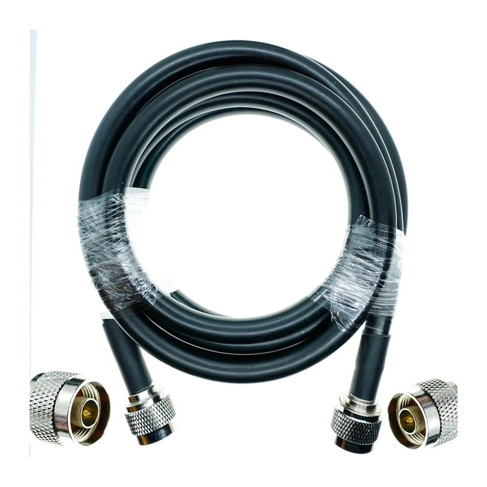 bodateng LIHUA LMR400 Cable N Male to N Type Male P/Lug 4G LTE Cellular Amplifier Signal VHF CB HAM R/F Coax Extension Jumper Pigtail(5M)