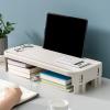 BINGGA Comfortable and Productive Screen Stand for Desk Super Simply Assembly Provides Storage Space for Space view 2