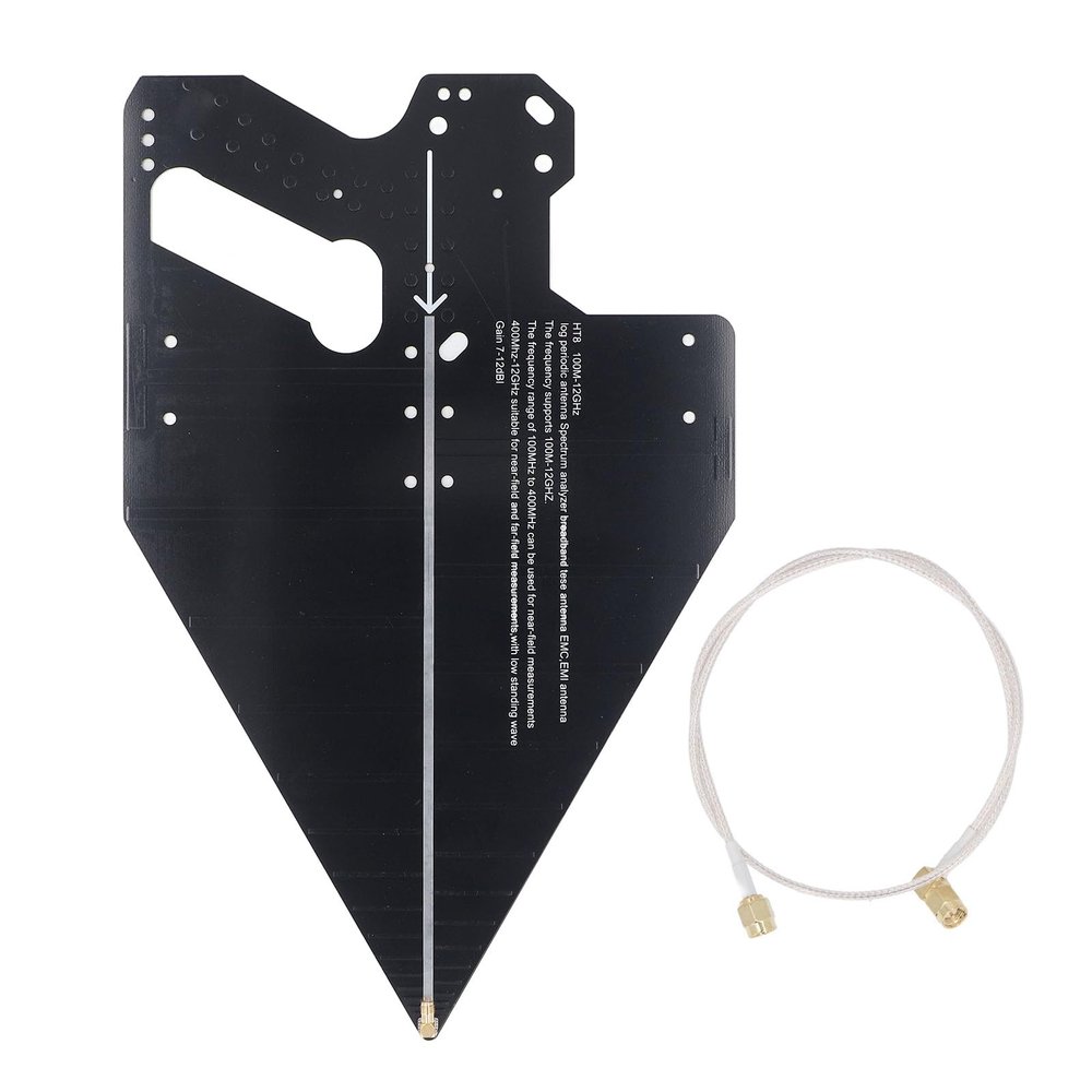 0.1 12GHz Log Periodic Antenna, Passive Direction Finding Antenna for Wireless Measurement Needs Multifunctional with High Gain for Communication Radio Reconnaissance