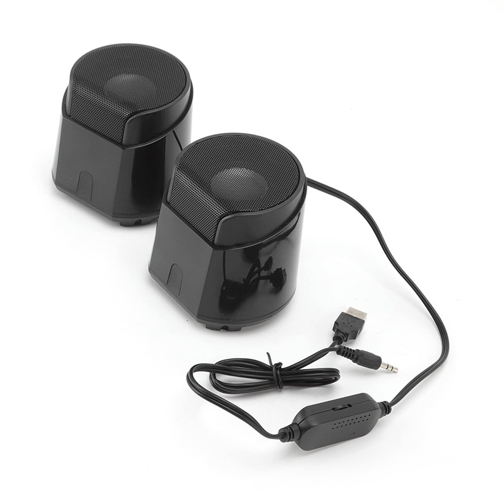 aqxreight Experience USB Powered Speaker Home Portable Wired Speaker Subwoofer Multimedia Speakers for Computer Phone Laptop Stereo Surround Sound Speaker Speakers