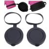 2Pcs Objective Lens Caps for ID 61 to 64mm Monocular Binocular Scope, Rubber Objective Lens Covers view 1