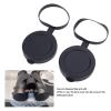 2Pcs Objective Lens Caps for ID 61 to 64mm Monocular Binocular Scope, Rubber Objective Lens Covers view 2