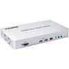 6x1 HDMI KVM Multi Viewer 6 in 1 Out Video Multi Viewer with KVM Switcher Support USB Mouse Keyboard with PIP Zoom in Out Rotate view 1