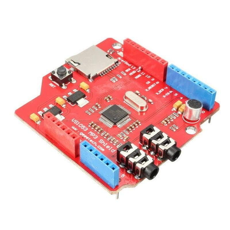 1 PCS MP3 Music VS1053B Shield Board with TF Card Slot Work for arduino for MEGA