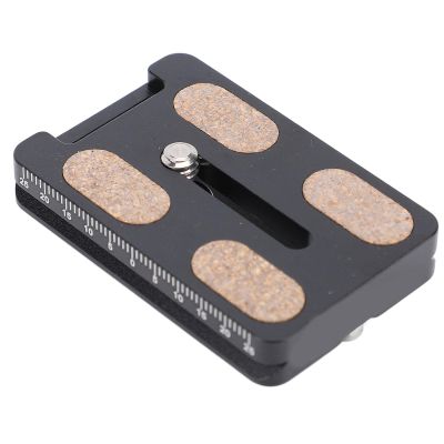 50mm Universal Metal Quick Release Plate with 1/4 Inch Screw, Tripod Mount Plate Fits Standard,Arca Type Universal Tripod Mount Plate for DSLR Mirrorless Camera