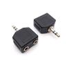 10PCS 3.5MM Couple Computer Headset one Point Two Headphone Splitter one Point Two Audio Converter Head Adapter Dual 3.5 view 1