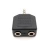 10PCS 3.5MM Couple Computer Headset one Point Two Headphone Splitter one Point Two Audio Converter Head Adapter Dual 3.5 view 3