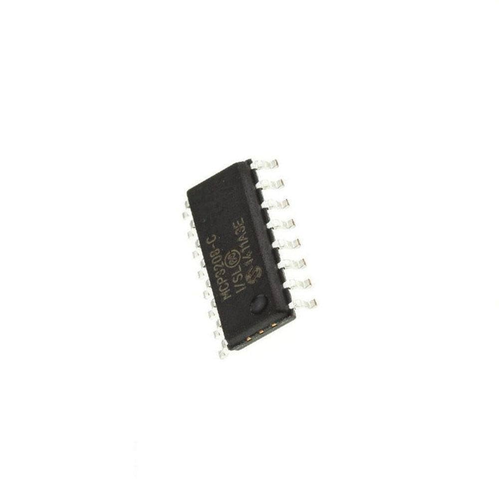 1Pcs MCP3208-CI/SL Analog to Digital Converter MCP3208-C SOP-16 SMD