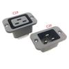 10 pcs/lot SS-3B Travel Adaptor/Plug Converter in Black *CE Marked AC 250V 16A IEC 320 C19 Panel Mount Plug Connector Socket view 2