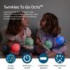 Cloud b Twinkles to Go Octo Pastel Pink - Star & Galaxy Light - Portable Night Sky Projector for Bedroom & Travel - Night Light Soother view 2