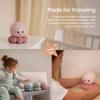 Cloud b Twinkles to Go Octo Pastel Pink - Star & Galaxy Light - Portable Night Sky Projector for Bedroom & Travel - Night Light Soother view 3