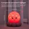 Cloud b Twinkles to Go Octo Pastel Pink - Star & Galaxy Light - Portable Night Sky Projector for Bedroom & Travel - Night Light Soother view 4