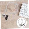 2sets Portable Keyed Laptop Lock Anti-Theft Security Cable Lock for Laptops Digital Devices Durable Locking Cable Compatibility Easy One-Hand Engagement view 3