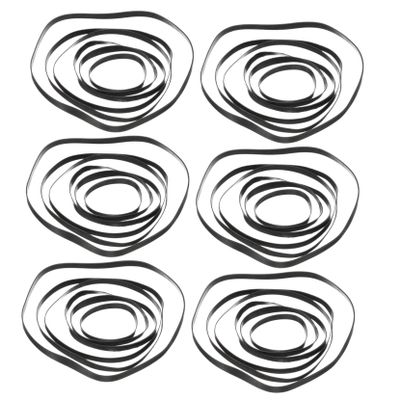 BRIGHTFUFU 50pcs Cassette Belt Replacement for Player Belts Cassette Tape Music Player Repair
