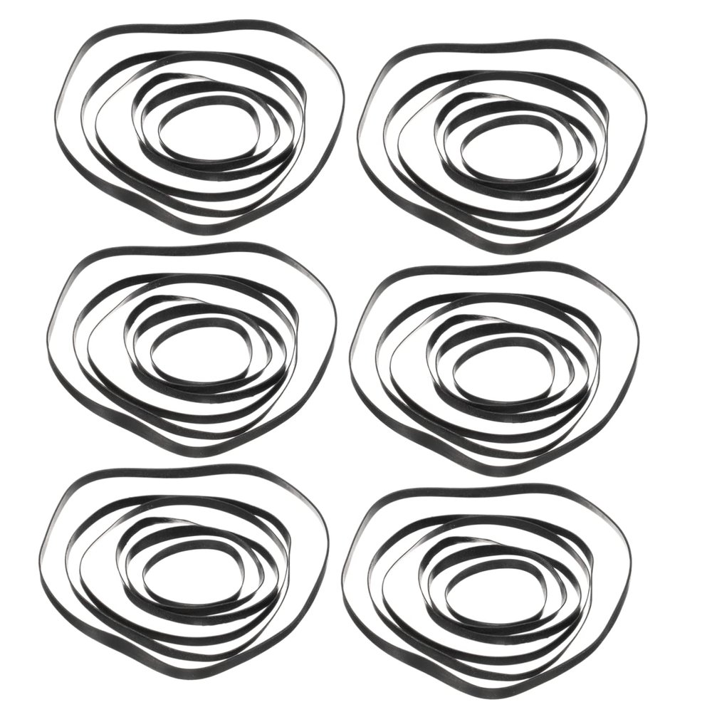 BRIGHTFUFU 50pcs Cassette Belt Replacement for Player Belts Cassette Tape Music Player Repair