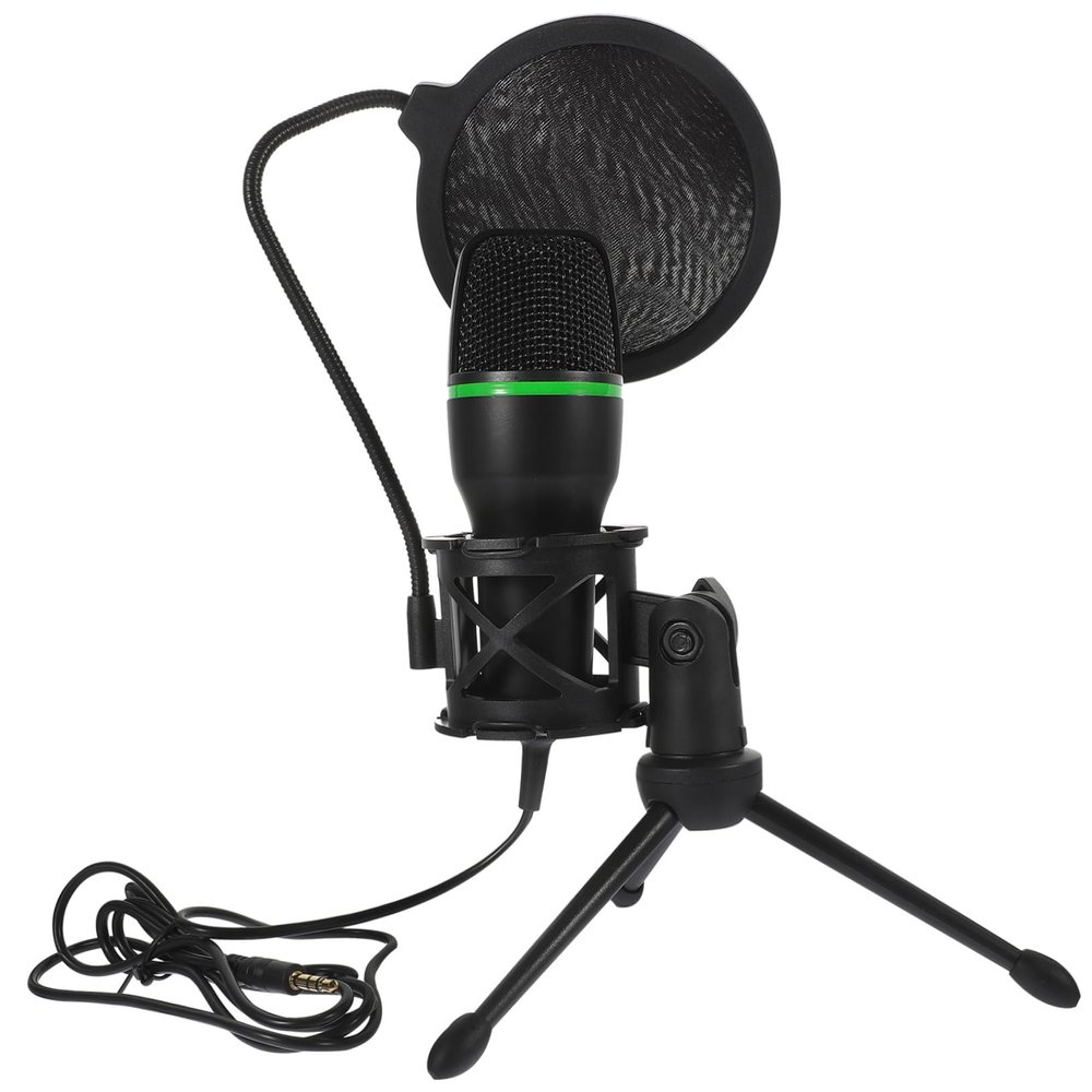 VINTORKY Professional Computer Condenser Mic Gaming Microphone Noise Reduction Black High Sensitivity Mic Kit