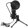VINTORKY Professional Computer Condenser Mic Gaming Microphone Noise Reduction Black High Sensitivity Mic Kit view 1