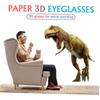 Yardenfun Glasses Paper Anaglyph Glasses 40pcs Red/Enjoy 3D Movies Games More Anytime view 2