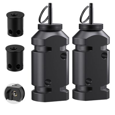 2 Pack Perimeter Trip Alarm-12 Gauge Camping Trip Wire Alarm Device for Outdoor and Property Safety/Bear Deterrent (Black)