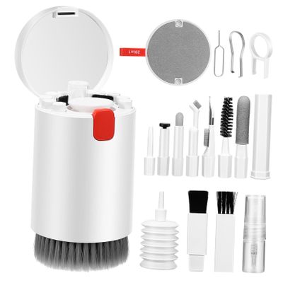 DirectNine Basics Multi-Functional Camera Keyboard Cleaning Kit Electronics for Travel Phone Computer Screen