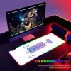 Sexy Anime Mouse Pad RGB XXL Backlight Deskmat Mousepad Gamer Desk Computer Mouse Pad Gaming Pc Gamer LED Mat Rug Sexy Butt Breasts Chest (39.37x19.68 inche) view 2