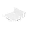 ibasenice 3pcs Monitor Storage Rack Floating Wall Shelf for Speakers and Security Cameras Easy Install Transparent Design for Boys and Girls Room Office and More view 2