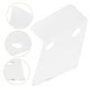 ibasenice 3pcs Monitor Storage Rack Floating Wall Shelf for Speakers and Security Cameras Easy Install Transparent Design for Boys and Girls Room Office and More view 3