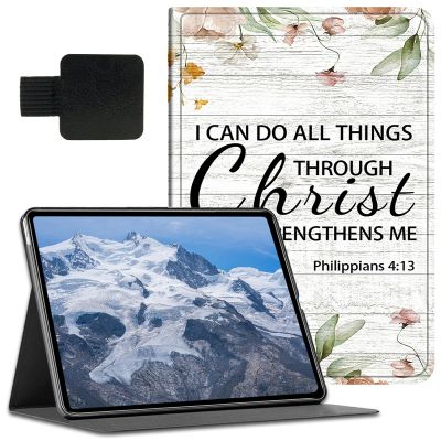 Bible Philippians 4:13 Case for 7" All-New Kindle Paperwhite (12th Generation,2024)&Kindle Colorsoft Signature Edition 7"(2024/2025) Shockproof Stand Protive Cover with Pen Holder&Auto Wake/Sleep
