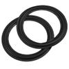 2pcs Black Color 8 Rubber Speaker Edge Surround Rings Replacement Parts for Speaker Repair or DIY (10") view 1
