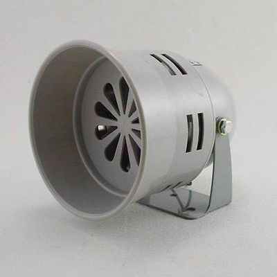 130dB Gray MS-290 Mini Plastic Industrial Alarm Sound Motor Siren 24VDC