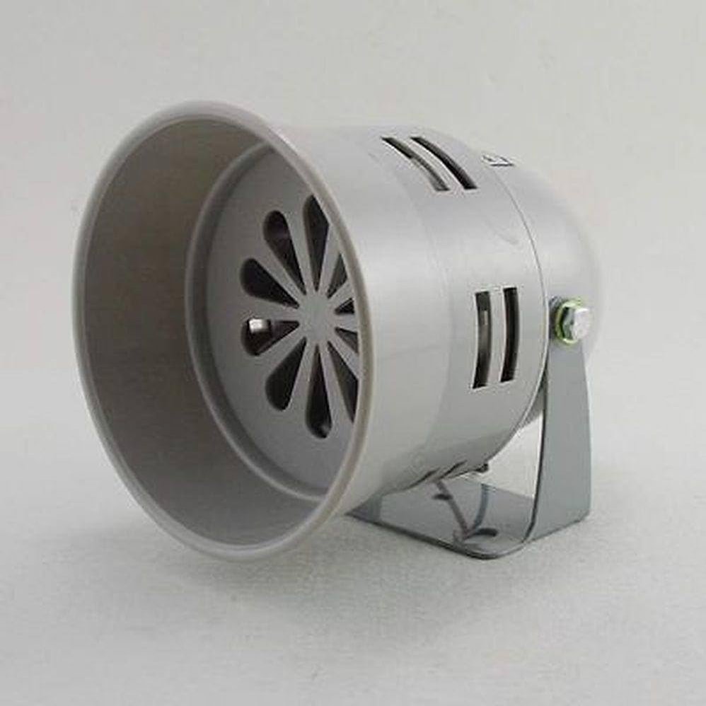 130dB Gray MS-290 Mini Plastic Industrial Alarm Sound Motor Siren 24VDC