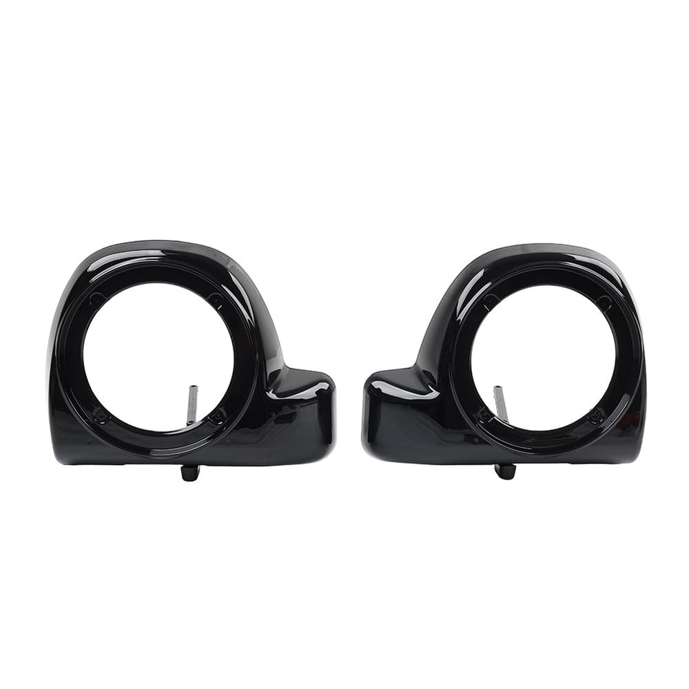 Bacar 6.5" Speaker Boxes Pods Lower Vented Fairing 2 Pcs for Harley Road Glide Special FLTRXS 2015-2018 ABS Gloss Black