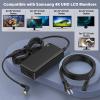 14V LCD Monitor Charger Fit for Samsung U28E590D 28" 4K UHD LCD Monitor Power Cord AC Adapter for Samsung LU28E590DS/ZA LU28E570DS/ZA S27D590CS C27A550U S27D390H S27D590 AD-6314N LC27F591FDNXZA 27" view 2