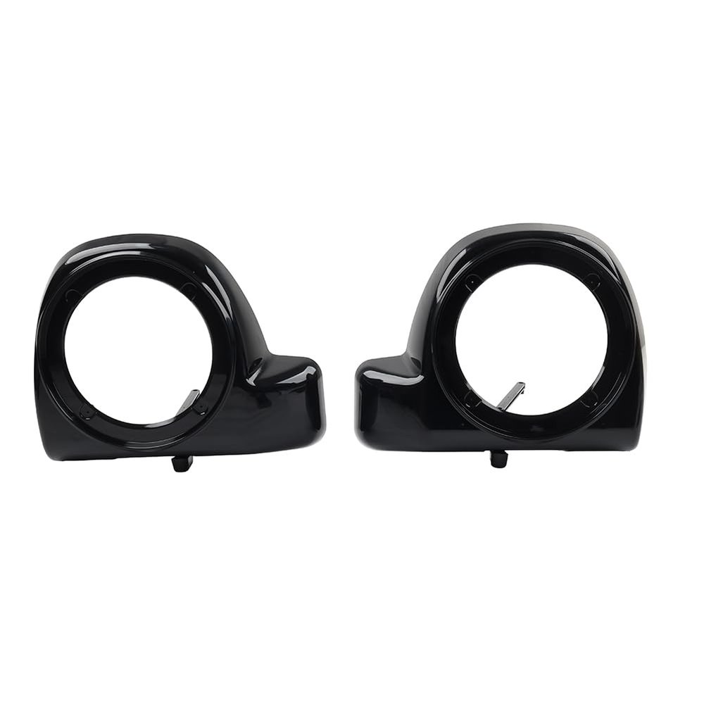 Bacar 6.5" Speaker Boxes Pods Lower Vented Fairing 2 Pcs for Harley Road Glide Special FLTRXS 2015-2018 ABS Unpainted Black