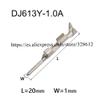 1000PCS DJ613Y-1.0 auto Harnes Terminal Automotive Connector Brass Female Terminal tin-Plate Wire harnes Soft Jacket DJ622-F1.0A - (Color: Purple) view 2